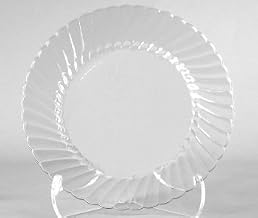 WNA Classicware 10-1/4-inch Plates, Clear, 144 Count