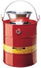 Safety Can, 5 gallon Justrite Steel Drain Can with Funnel