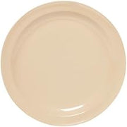 Yanco NS-107T Nessico Round Dessert Plate, 7.25" Diameter, Melamine, Tan Color, Pack of 48