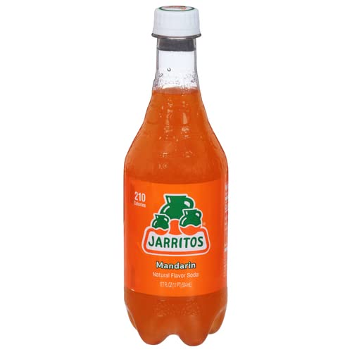 Mandarin (17.7oz) by Jarritos – 17.7 Fl Oz (Pack of 1), Plastic, No Color, Model 15501