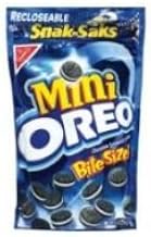 Kraft Nabisco Oreo Mini Chocolate Sandwich Cookies, 8 Ounce -- 12 per case.