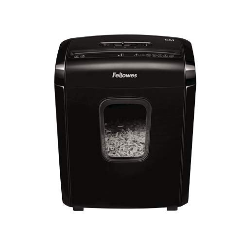 Microshred 6M Micro-Cut Shredder () Shredder by Fellowes – 3.5 gallons, Alloy Steel, Black, Model 4631701