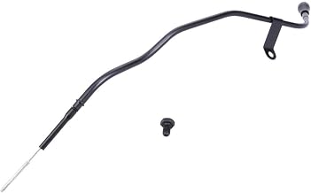 Top Street Performance Oil Dipstick with Billet Aluminum Handle for GM Chevy LS - Black
