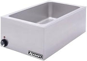 Adcraft Full Size Food Cooker/Warmer, 1500W, in Stainless Steel (FW-1500W/C)