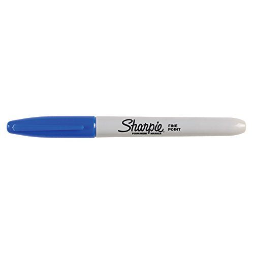 Sharpie black/blue / 1 Count (Pack of 2) / In Pack Permanent Markers