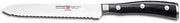 Wusthof Classic Ikon 5-Inch Serrated Utility Knife, Black