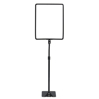 Vertical Matte Black Metal Sign Frame - 8 1/2" W x 11" H by HUBERT – Metal, black, Model 78009