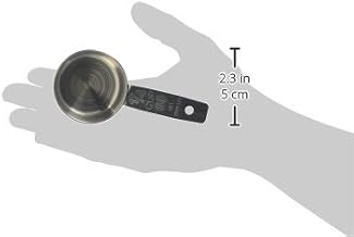 Tablecraft Measuring Cup, 1/4 Cup, Stainless Steel