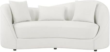 Furniture Loveseat, Cloud Gray, 73-Inch
