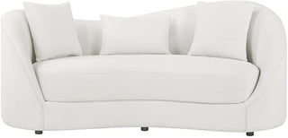 Furniture Loveseat, Cloud Gray, 73-Inch