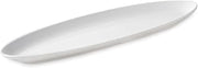 G.E.T. Enterprises ML-251-W White 4 oz., 12" x 3" Oval Side Dish
