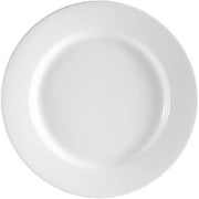CAC China RCN-28 Plate 20" Porcelain Round, Super White, Set of 2