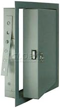 JL Industries / Activar Fire-Rated & Insulated Metal Access Panel, 24" Wx48 H, Gray