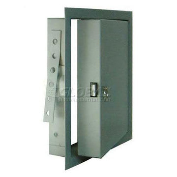 Fire-Rated & Insulated Metal Access Panel by JL Industries / Activar – 10"L x 10"W x 0.1"H, Steel, Gray, Model 9FD-0808UW