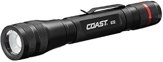 Coast Twist Focus Aluminum LED Flashlight - with 2 AA Batteries