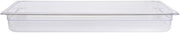 HUBERT Full-Size Clear Polycarbonate Cold Food Pan - 20 7/8" L x 12 4/5" W x 2 1/2" D