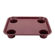 GET Burgundy / 17" x 14" / Modern Serving Trays