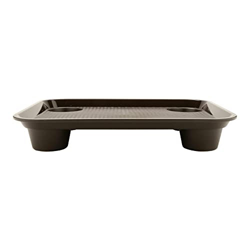 GET Brown / 17" x 14" / Modern Serving Trays