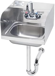 Krowne Metal HS-5L Hand Sink with Side Splashguards