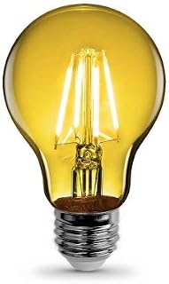 Feit Electric Filament A19 E26 (Medium) LED Bulb Yellow 30 Watt Equivalence 1 pk