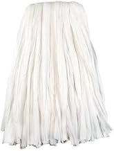 Nonwoven Cut End Edge Mop, Rayon/Polyester, #24, White, 12/Carton