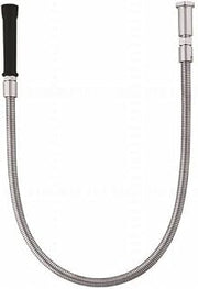Replacement for T & S BRASS & BRONZE WORKS 5HSE44 Hose 44 in. Black Handle Flex Stainless Steel Replaces Parts