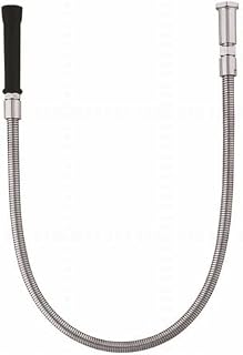 Replacement for T & S BRASS & BRONZE WORKS 5HSE44 Hose 44 in. Black Handle Flex Stainless Steel Replaces Parts