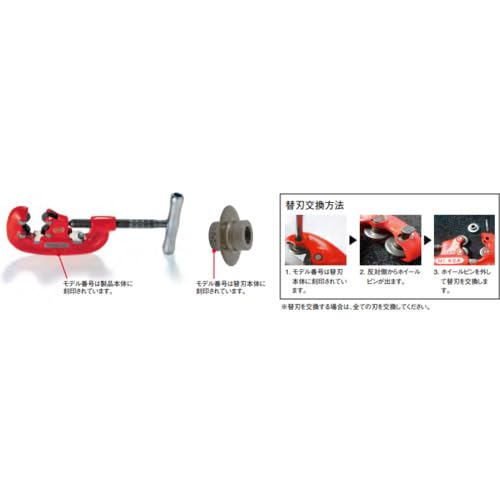 Pipe Cutter Replacement Wheel by RIDGID – Small, Steel, Silver, Model 33125