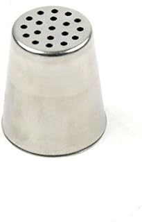 Ateco Large Grass Tube Piping Tip, Round Opening, Silver, Stainless Steel