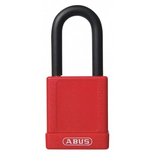 ABUS Red / Body width: 1 37/64" Shackle diameter: 9/32" Shackle clearance: 1 1/2" / 1 Keyed Padlocks