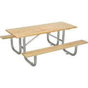 Global Industrial 6 Ft. / Natural / Industrial Picnic Tables