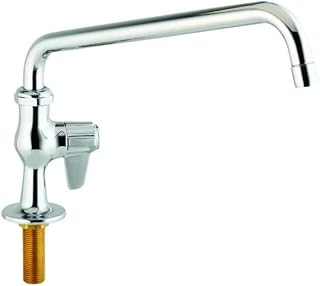 T&S Brass 5F-1SLX08 Faucet, Single Hole, 8" Swing Nozzle