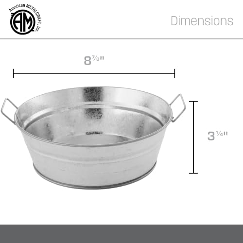 American Metalcraft 47 oz (Pack of 1) / Tub / Silver Beverage Tubs