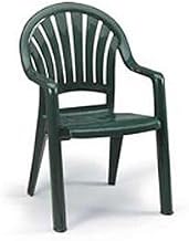 GROSFILLEX INC Fanback Stacking Outdoor Armchair - Green - Lot of 16
