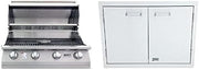 Best of Backyard L-60000 Built in BBQ LP 32" and Double Door w/Towel Rack