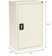 Global Industrial Off White / 19.88 inches x 32.75 inches x 14.25 inches / Industrial Storage Cabinets