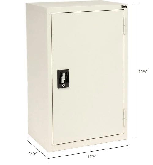 Global Industrial Off White / 19.88 inches x 32.75 inches x 14.25 inches / Industrial Storage Cabinets