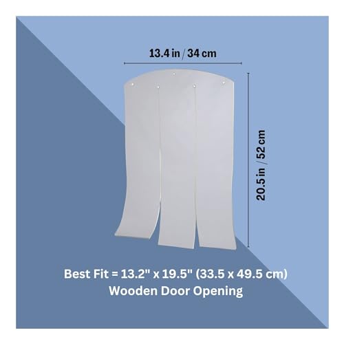 TRIXIE 13.4 x 20.5 inch / Clear Plastic / Classic Doors