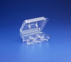 6 Counts Muffin or Cupcake Containers 5 OZ Each Cell Heavy Duty 300 CT