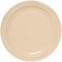 Yanco Nessico Collection Melamine 9", Round Dinner Plate TAN Box of 24