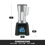 Waring 64 Ounce Stainless Steel Jar / Stainless Steel Container / Xtreme Reprogrammable Hi-Power Countertop Blenders