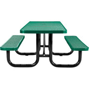 Global Industrial Green / 96"l X 60"w X 29.5"h / Industrial Picnic Tables