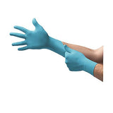TNT Blue Nitrile Gloves by Ansell – Medium, Blue, Model 565717