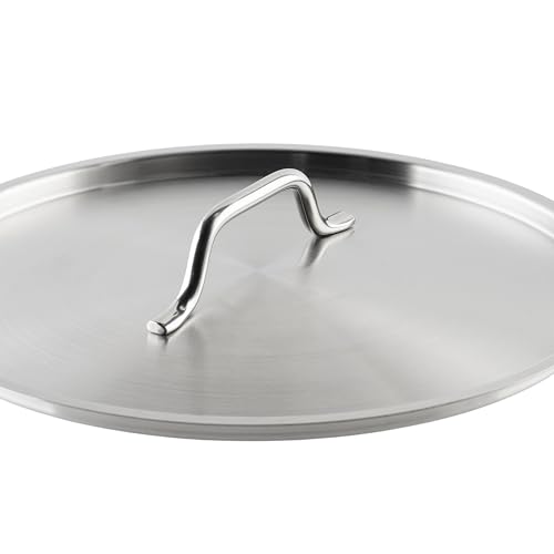 Winco 20 Quart / Cover / Stainless Steel Lids