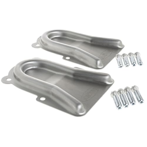 Metal 28-200 Caster Positioning Chocks (Pack of 2) by Krowne – Metal, silver, Pack of 2, Model Krowne Metal