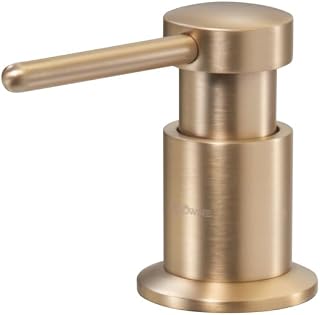 Krowne Home 19-420G Deck Mount Soap Dispenser, Brushed Gold Finish