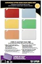 San Jamar CBCWLCTST Cutting Board Smart Chart, Color-Coded & Laminated, 11 X 17-In-CBCWLCTST