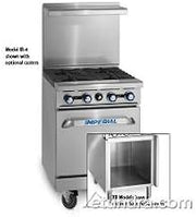 Imperial - IR-4-S18-XB - 36 in 4-Burner Gas Range w/Cabinet Base