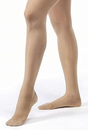 BSN Medical 119654 Jobst Ultra Sheer Compression Stocking, Thigh High, 20-30 mmHg, Closed Toe, Lace, Petite, Natural, Large, Pair