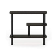 Furinno Espresso/Black / Side Rack / Contemporary Bathroom Shelves